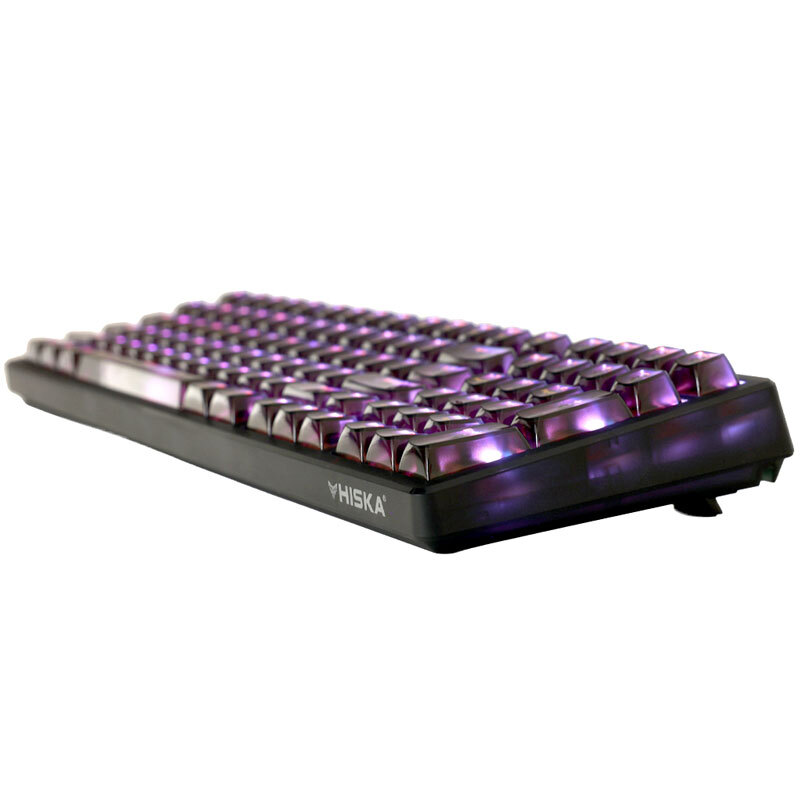 کیبورد بی سیم گیمینگ هیسکا Crystal Knight HX-KEG460 - 6