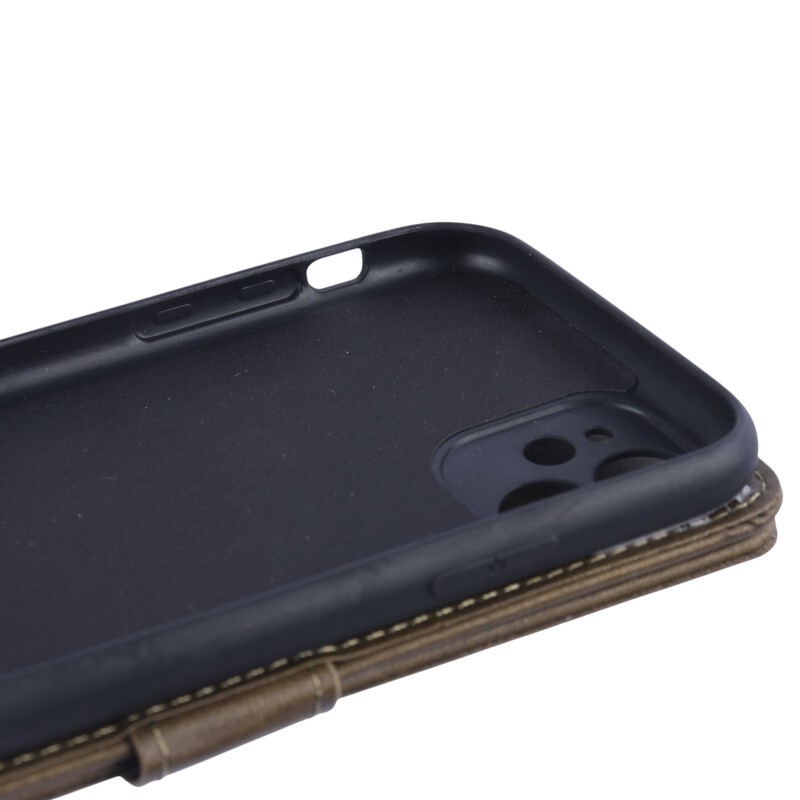 کیف چرمی مگنتی آیفون iPhone 11 محافظ لنزدار - 5