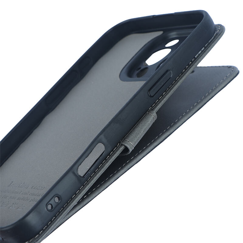 کیف چرمی مگنتی آیفون iPhone 16 Pro Max محافظ لنزدار - 6