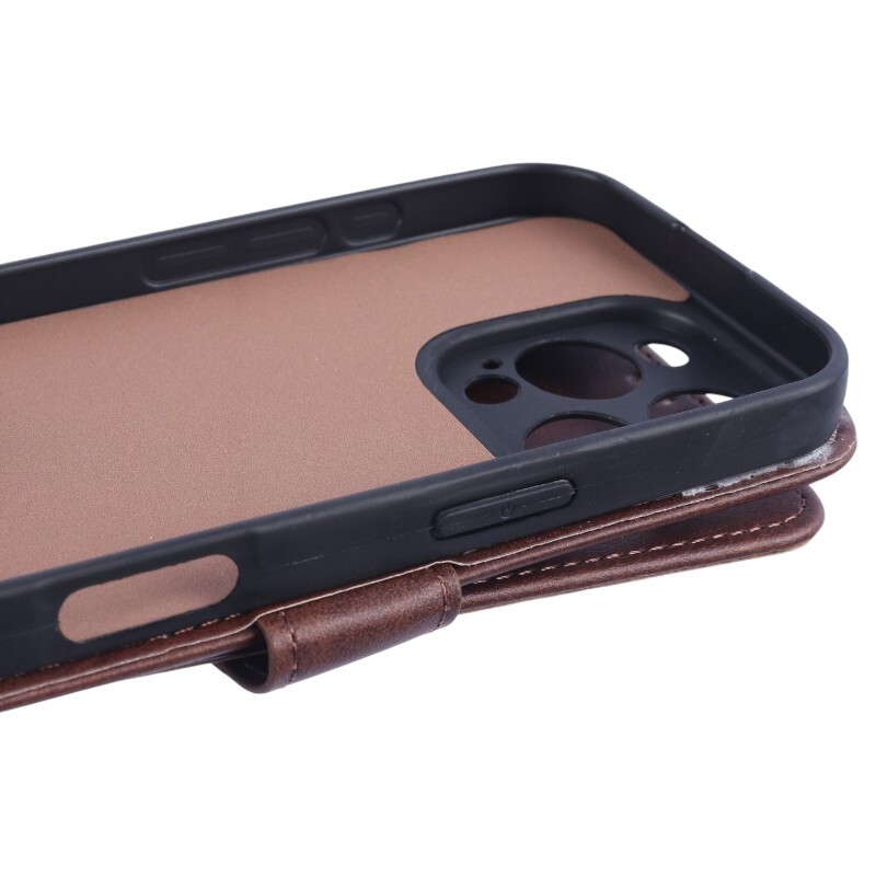 کیف چرمی مگنتی آیفون iPhone 16 Pro محافظ لنزدار - 7