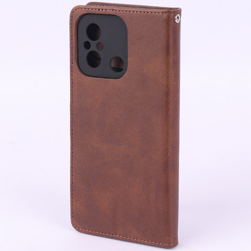کیف چرمی مگنتی محافظ لنزدار Xiaomi Redmi 12C - 5