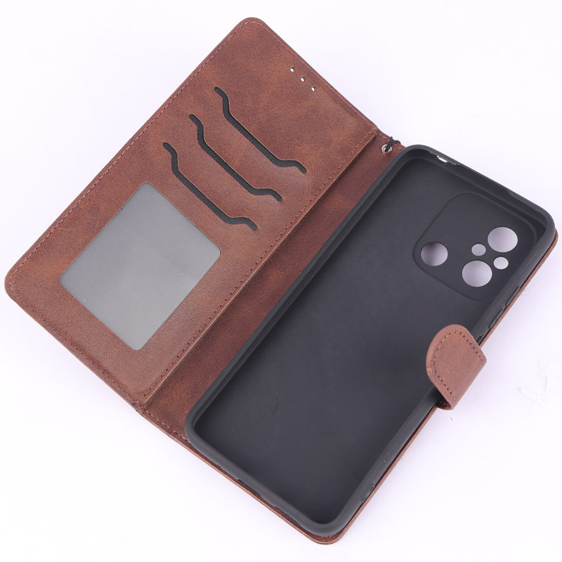 کیف چرمی مگنتی محافظ لنزدار Xiaomi Redmi 12C - 8