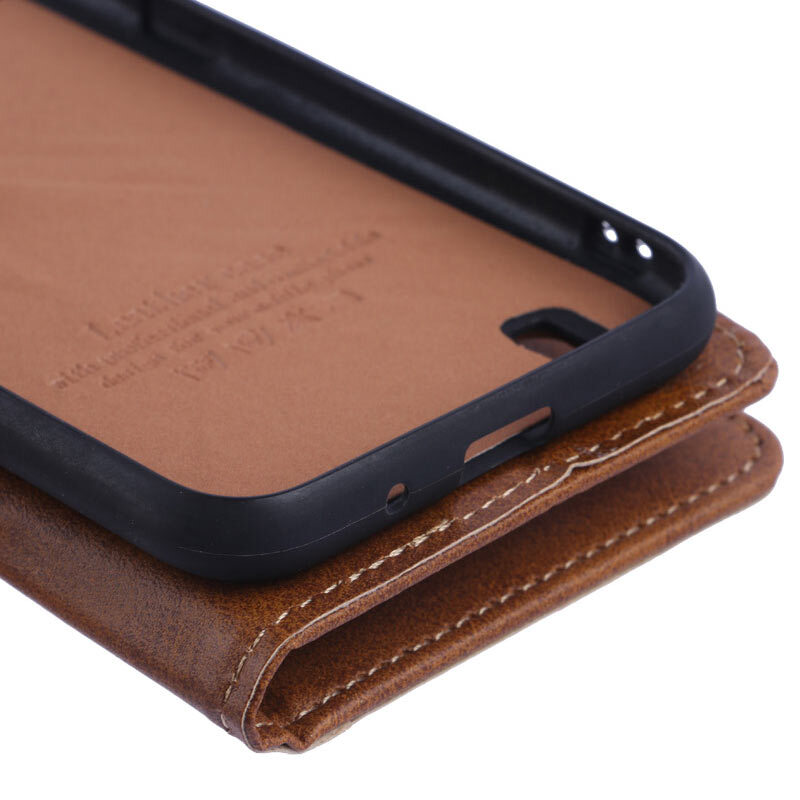 کیف چرمی مگنتی سامسونگ Galaxy A01 محافظ لنزدار - 7