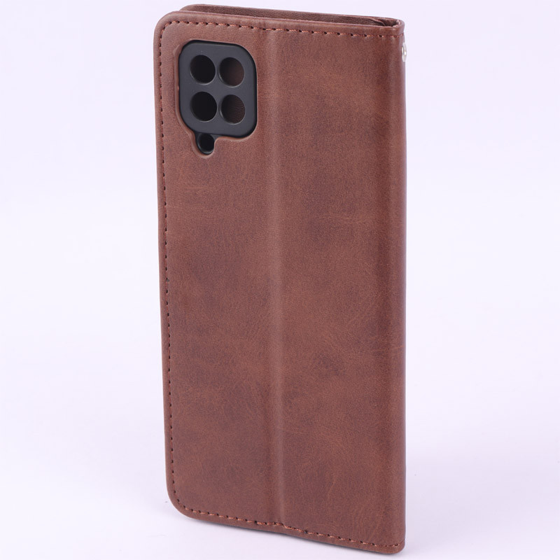 کیف چرمی مگنتی سامسونگ Galaxy A12 محافظ لنزدار - 5