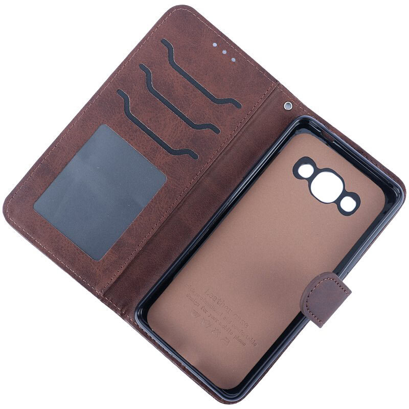 کیف چرمی مگنتی سامسونگ Galaxy J1 Ace محافظ لنزدار - 3