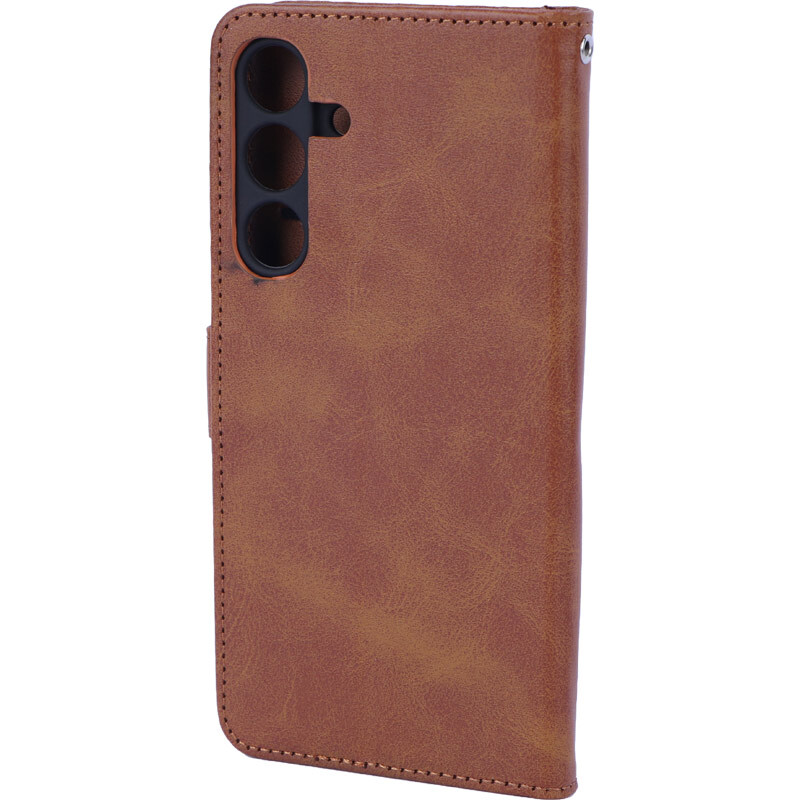 کیف چرمی مگنتی سامسونگ Galaxy S25 FE محافظ لنزدار - 7
