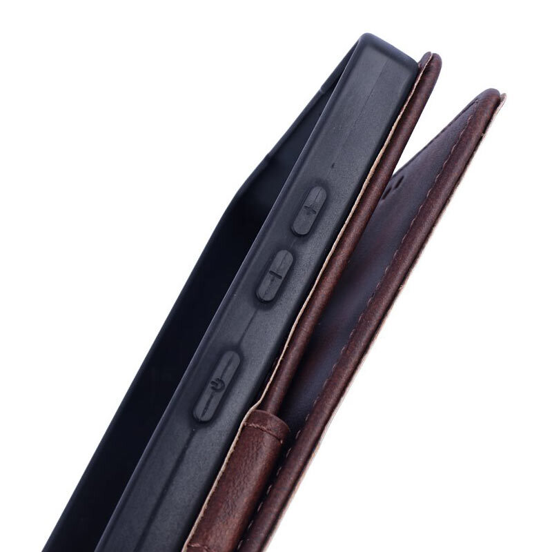 کیف چرمی مگنتی سامسونگ Galaxy S25 Ultra محافظ لنزدار - 5