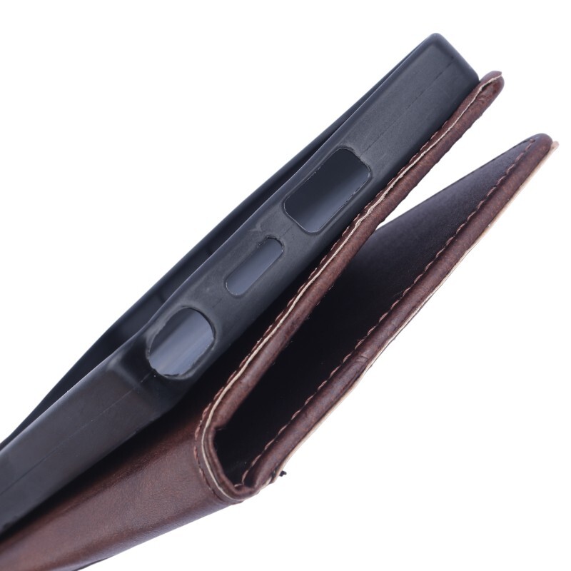 کیف چرمی مگنتی سامسونگ Galaxy S25 Ultra محافظ لنزدار - 7
