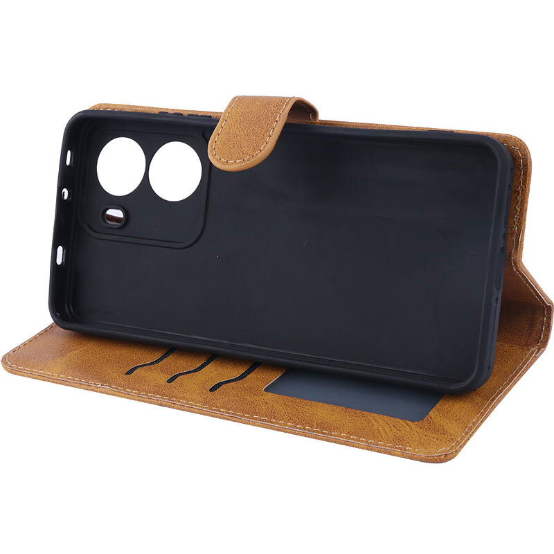 کیف چرمی مگنتی شیائومی Poco X7 Pro محافظ لنزدار - 3
