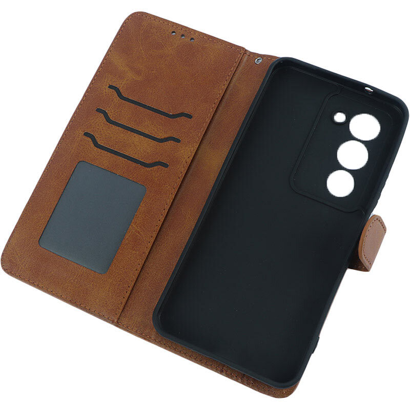 کیف چرمی مگنتی شیائومی Redmi 15 محافظ لنزدار - 2