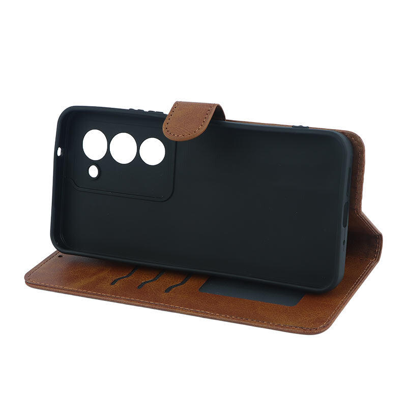 کیف چرمی مگنتی شیائومی Redmi 15 محافظ لنزدار - 4