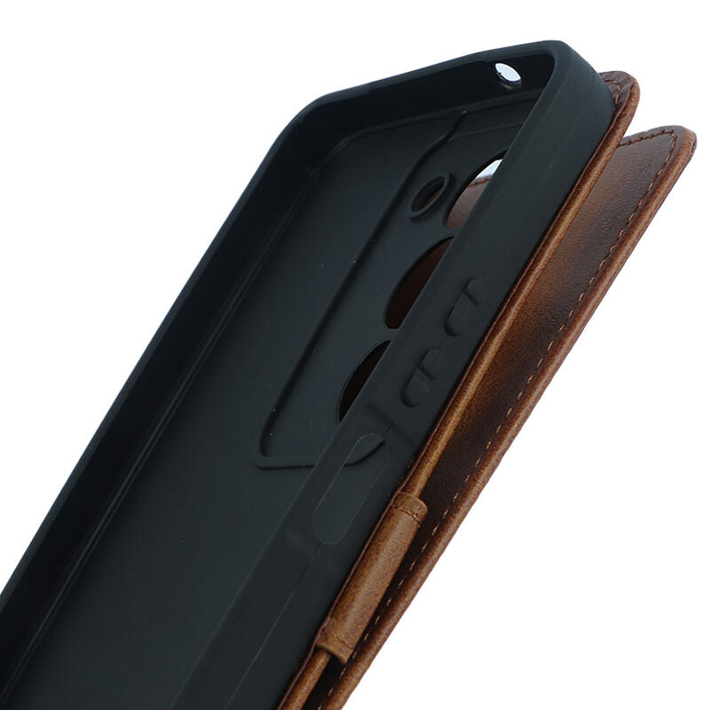 کیف چرمی مگنتی شیائومی Redmi 15 محافظ لنزدار - 5