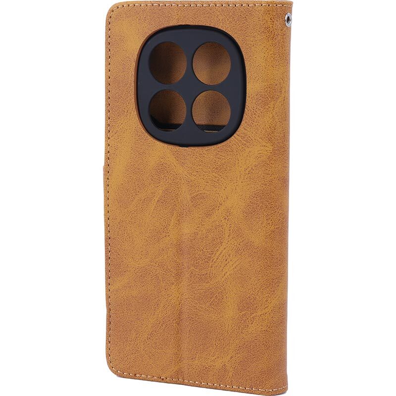 کیف چرمی مگنتی شیائومی Redmi Note 14 Pro 4G محافظ لنزدار - 4