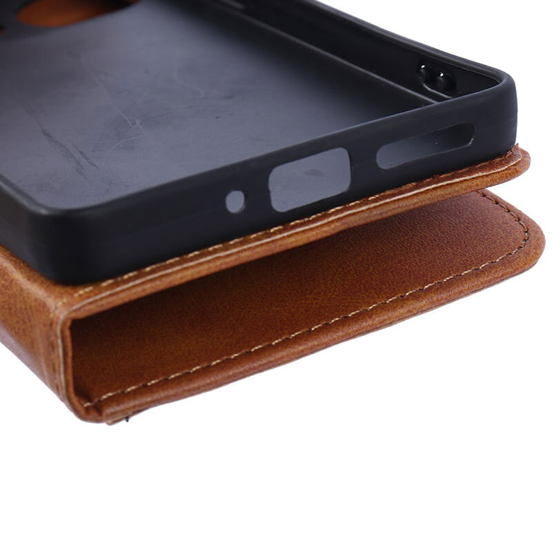 کیف چرمی مگنتی شیائومی Redmi Note 14S محافظ لنزدار - 6