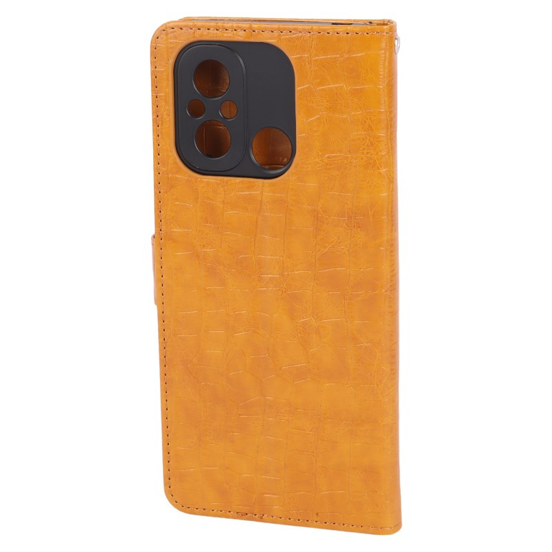 کیف چرمی پوست ماری مگنتی محافظ لنزدار Xiaomi Redmi 12C - 5