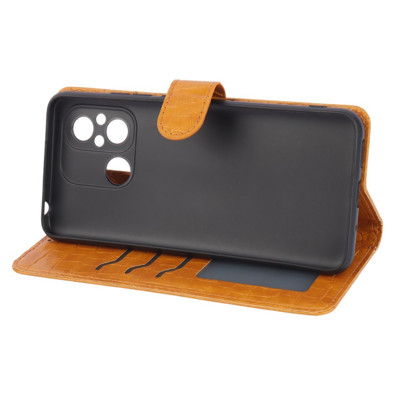 کیف چرمی پوست ماری مگنتی محافظ لنزدار Xiaomi Redmi 12C - 7