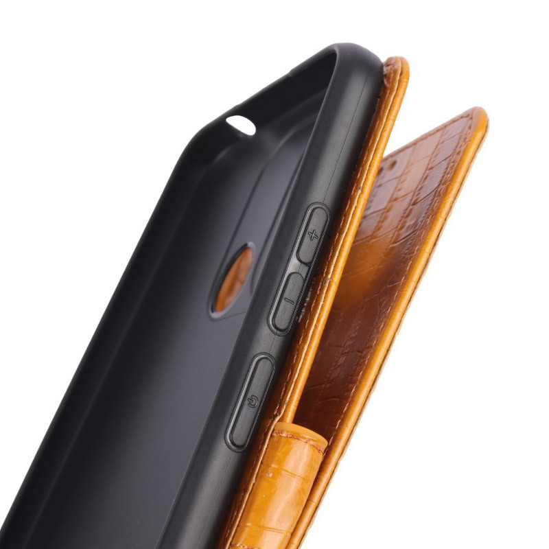 کیف چرمی پوست ماری مگنتی محافظ لنزدار Xiaomi Redmi 12C - 8