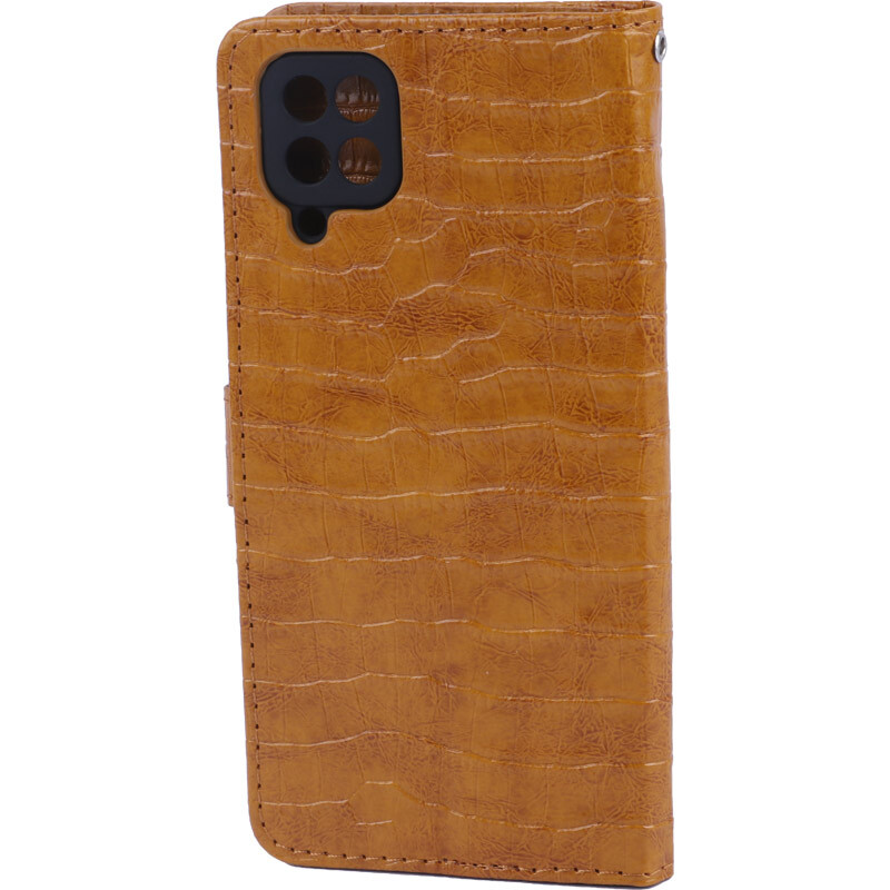 کیف چرمی پوست ماری مگنتی سامسونگ Galaxy A12 / M12 محافظ لنزدار - 5