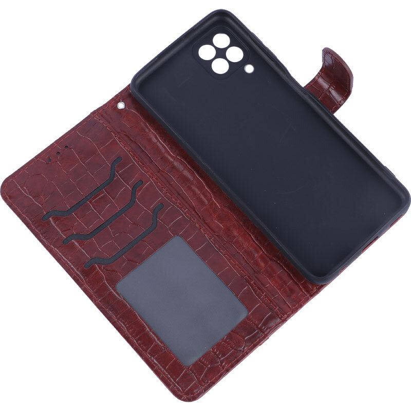 کیف چرمی پوست ماری مگنتی سامسونگ Galaxy A22 4G / M22 / M32 4G محافظ لنزدار - 5