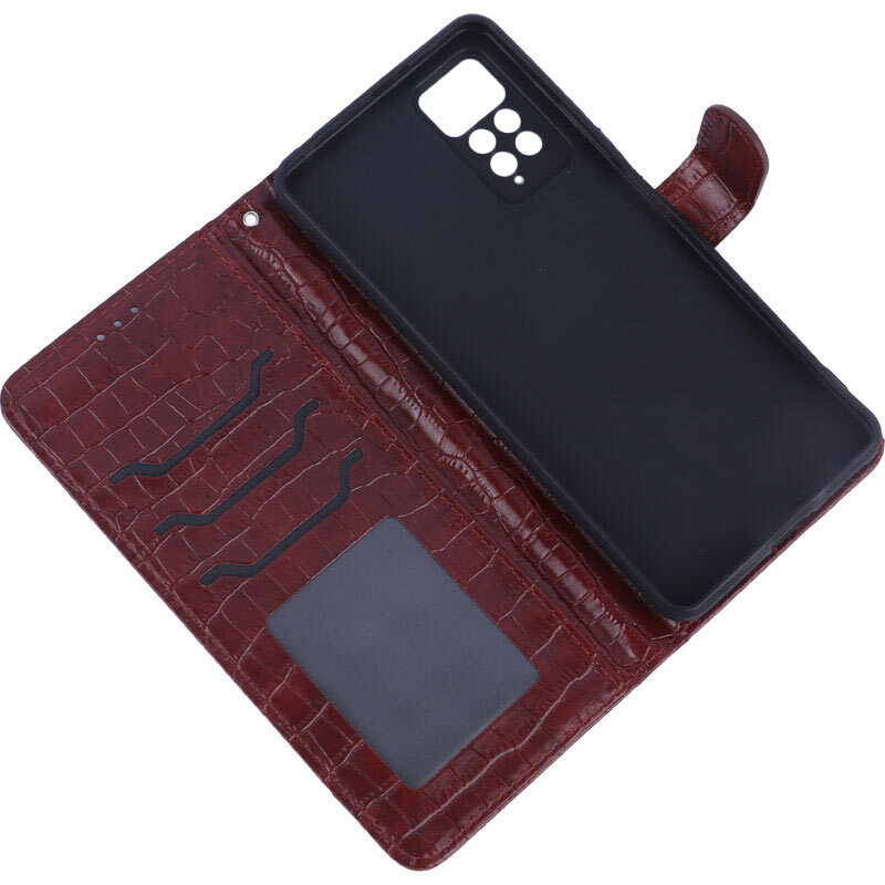 کیف چرمی پوست ماری مگنتی شیائومی Redmi Note 12 Pro 4G محافظ لنزدار - 6