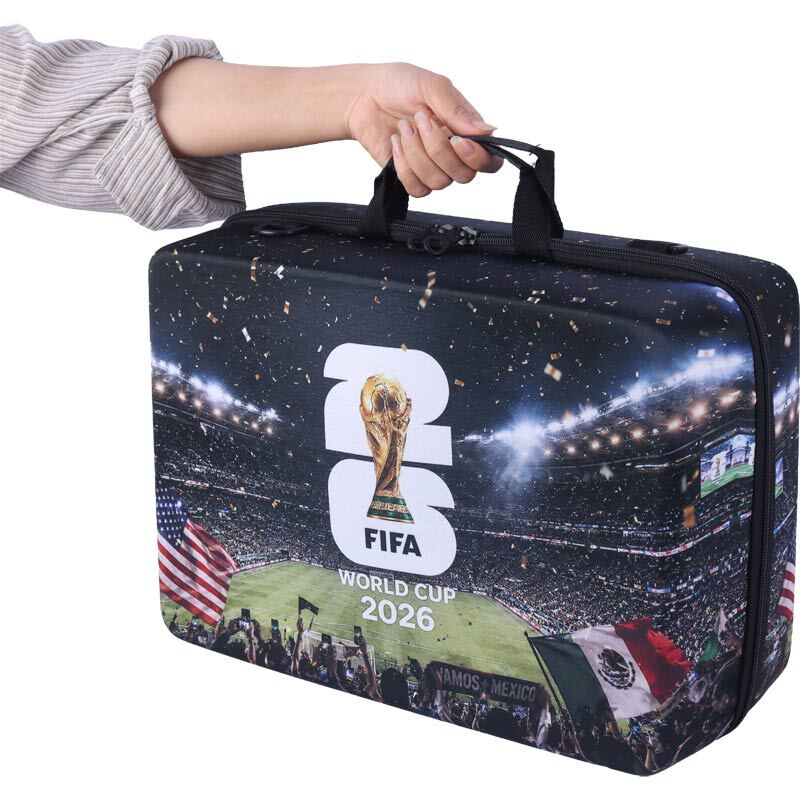 کیف کنسول بازی PS5 طرح FIFA World Cup 2026 + نگهدارنده هدست - 5