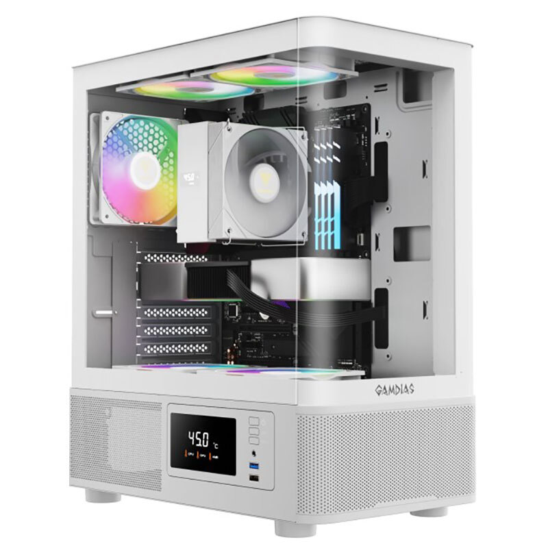 کیس کامپیوتر گیم دیاس ATLAS E2 CG WH