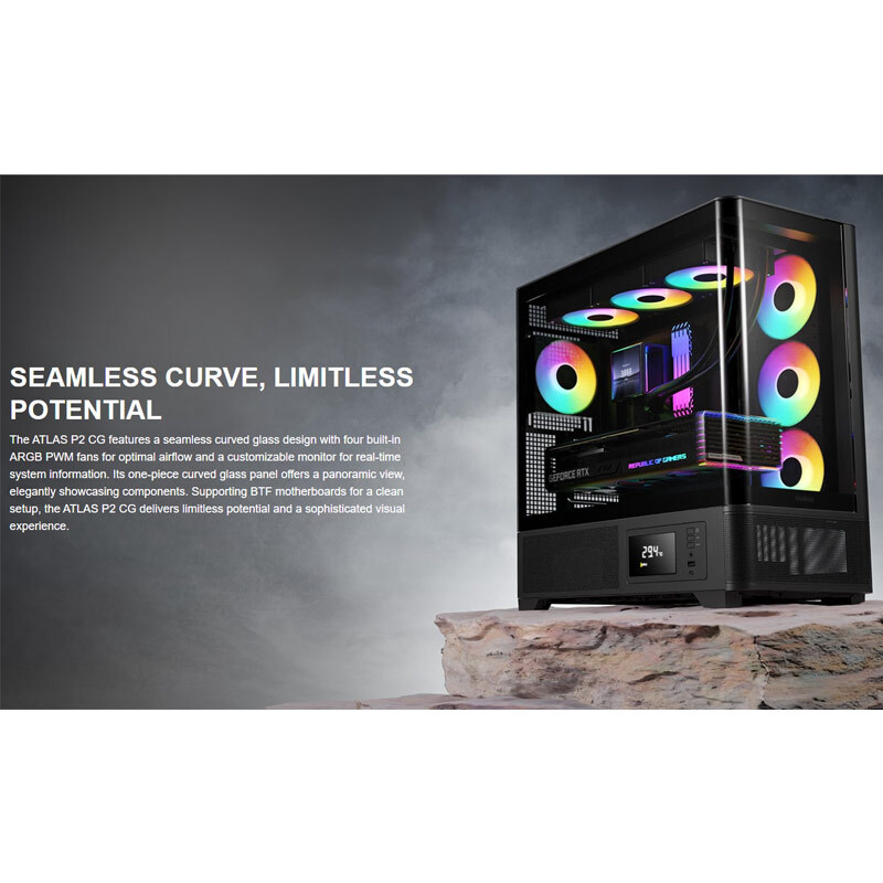 کیس کامپیوتر گیم دیاس Atlas P2 CG - 6
