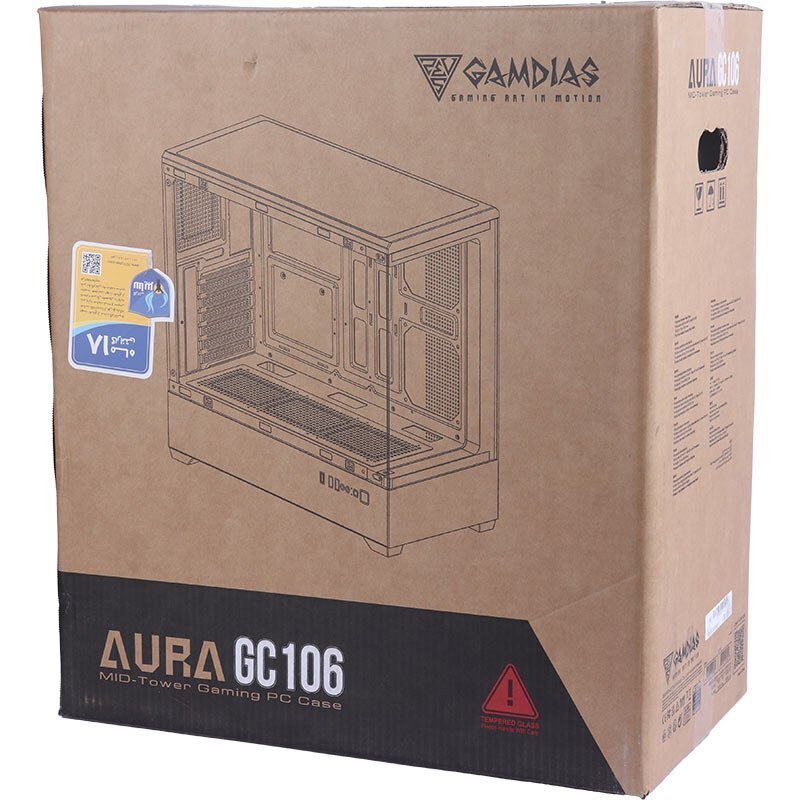 کیس کامپیوتر گیم دیاس AURA GC106 - 2
