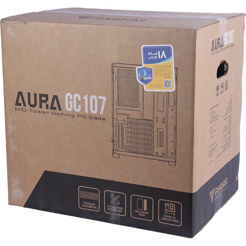 کیس کامپیوتر گیم دیاس AURA GC107 - 2