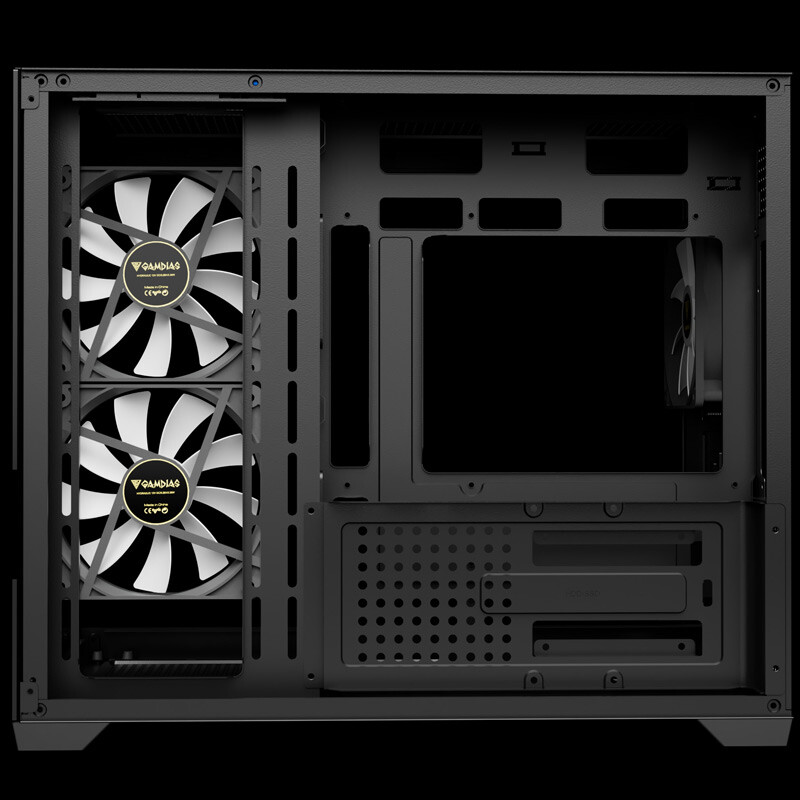کیس کامپیوتر گیم دیاس AURA GC10M ARGB - 8