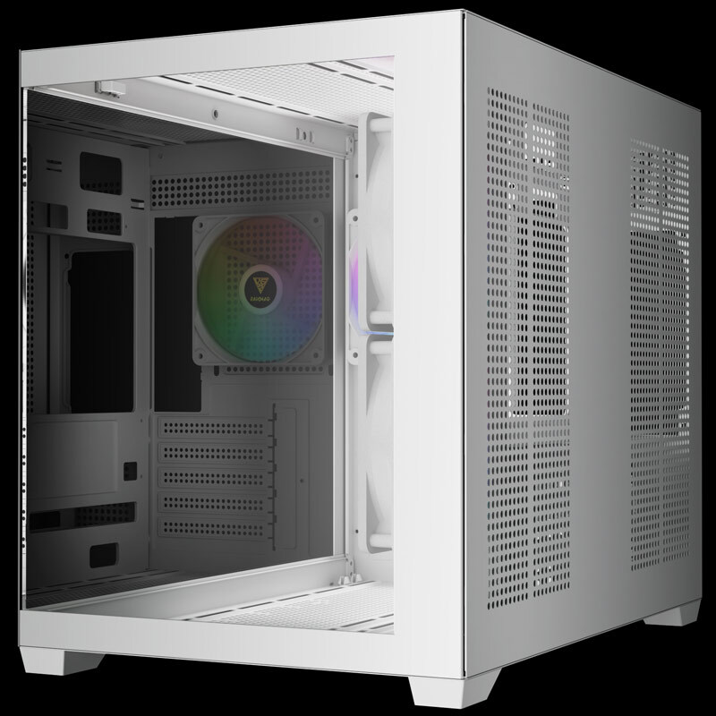 کیس کامپیوتر گیم دیاس AURA GC10M WH ARGB - 5