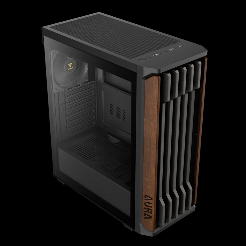 کیس کامپیوتر گیم دیاس AURA GC11 WOOD - 4