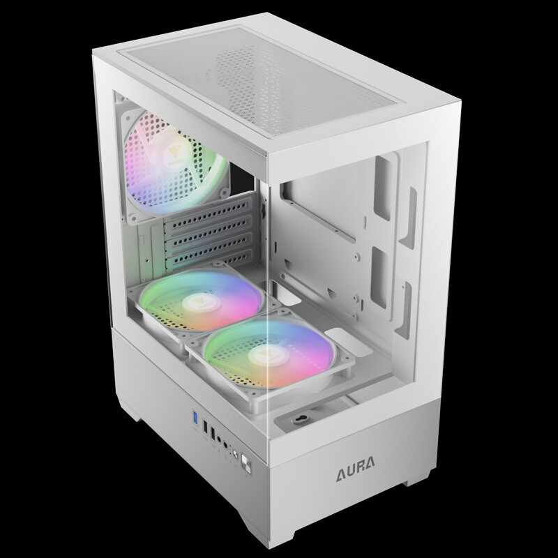 کیس کامپیوتر گیم دیاس AURA GC9M WH ARGB - 3