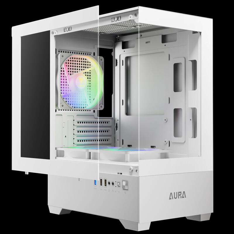 کیس کامپیوتر گیم دیاس AURA GC9M WH ARGB - 4