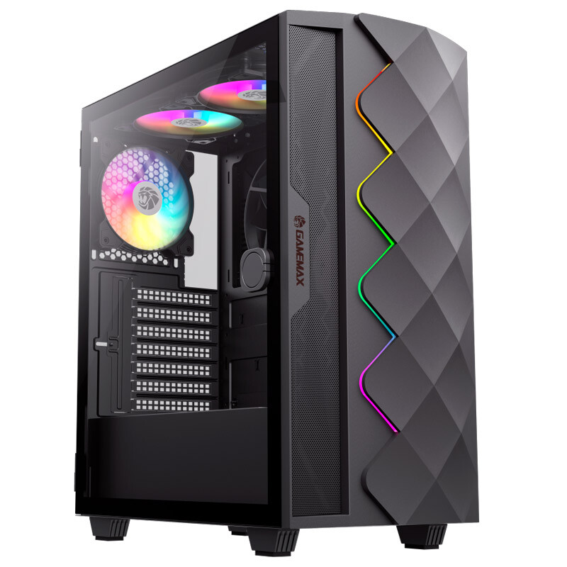 کیس کامپیوتر گیم مکس Diamond CP BK