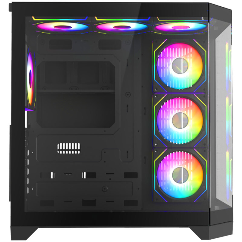 کیس کامپیوتر گیم مکس HYPE-A Black - 3