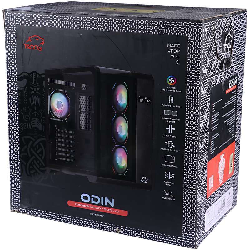 کیس کامپیوتر تسکو GC4515 Odin - 2