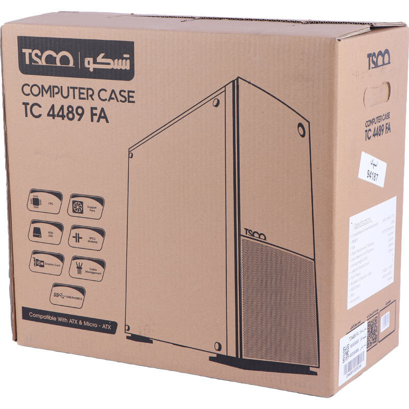 کیس کامپیوتر تسکو TC 4489FA - 2