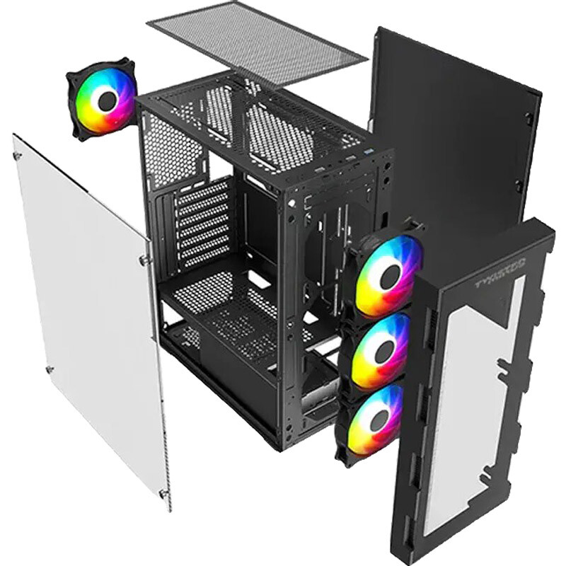 کیس کامپیوتر تویستد مایندز Titan Glass TM-GM-III-B - 6