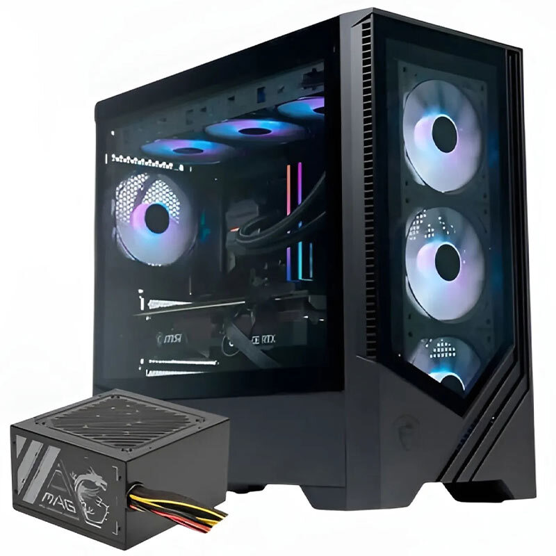 کیس کامپیوتر و پاور ام اس آی PAG FORGE M100L + MAG A500N-H