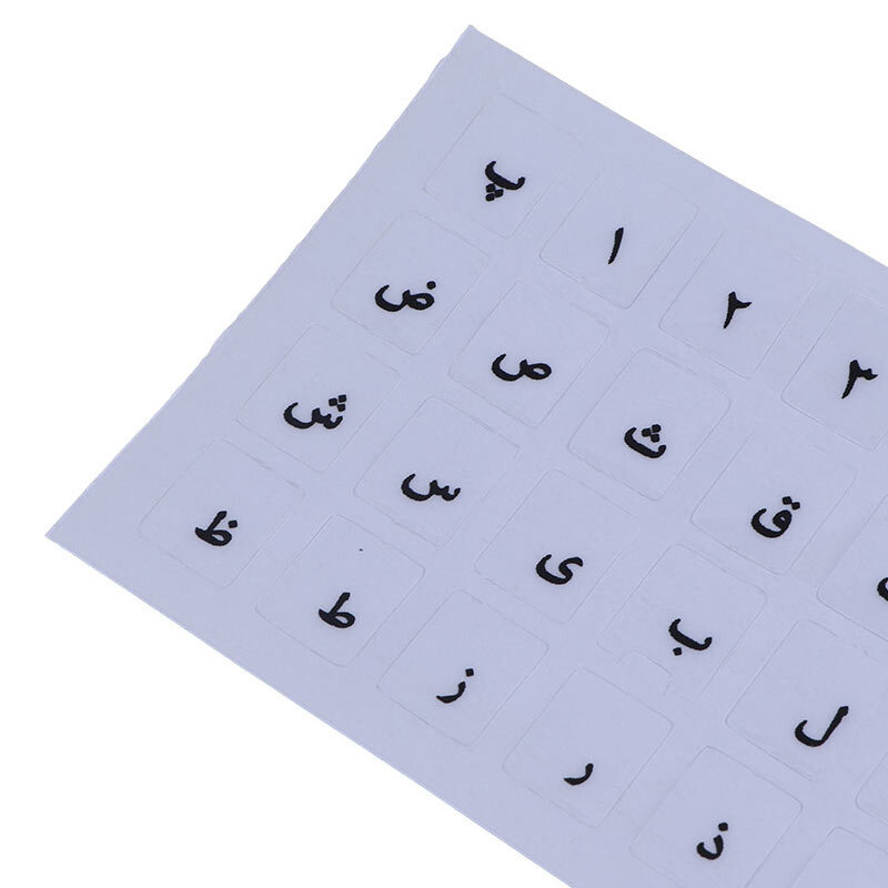 لیبل کیبورد ساده فونت مشکی - 5