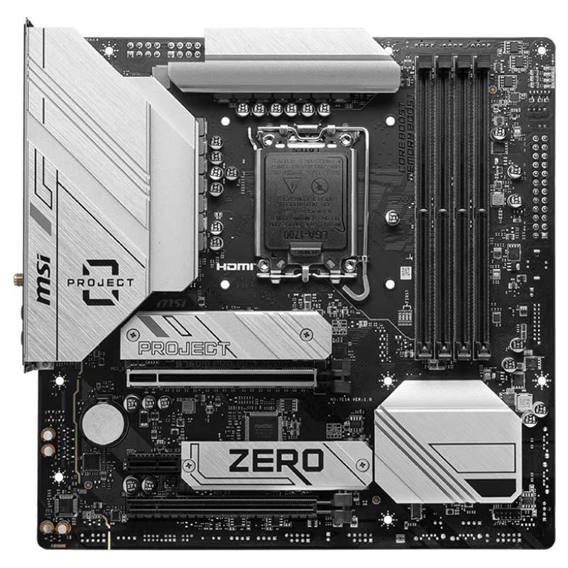 مادربرد ام اس آی B760M PROJECT ZERO DDR5 - 3