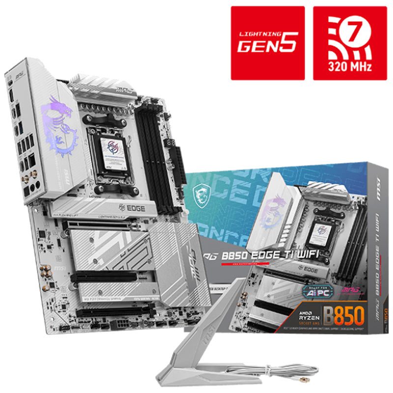 مادربرد ام اس آی MPG B850 EDGE TI WIFI DDR5 - 6