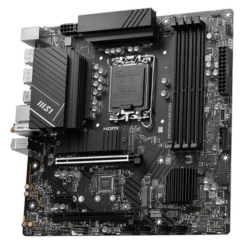 مادربرد ام اس آی Pro B760M-A WIFI DDR4 - 4