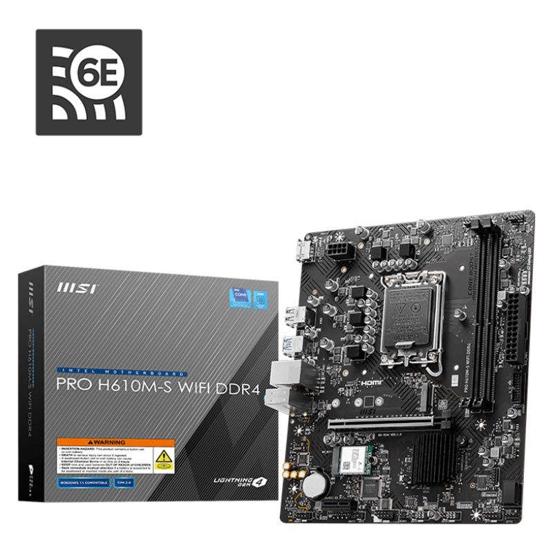 مادربرد ام اس آی PRO H610M-S WIFI DDR4 - 6