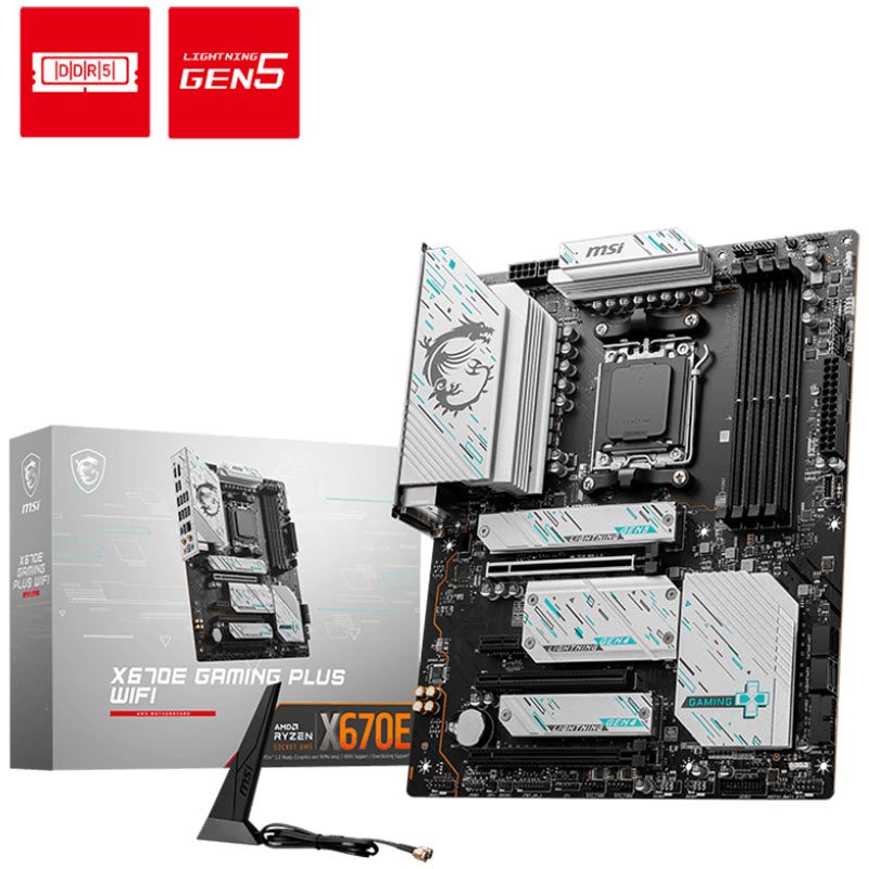 مادربرد ام اس آی X670E GAMING PLUS WIFI DDR5 - 6