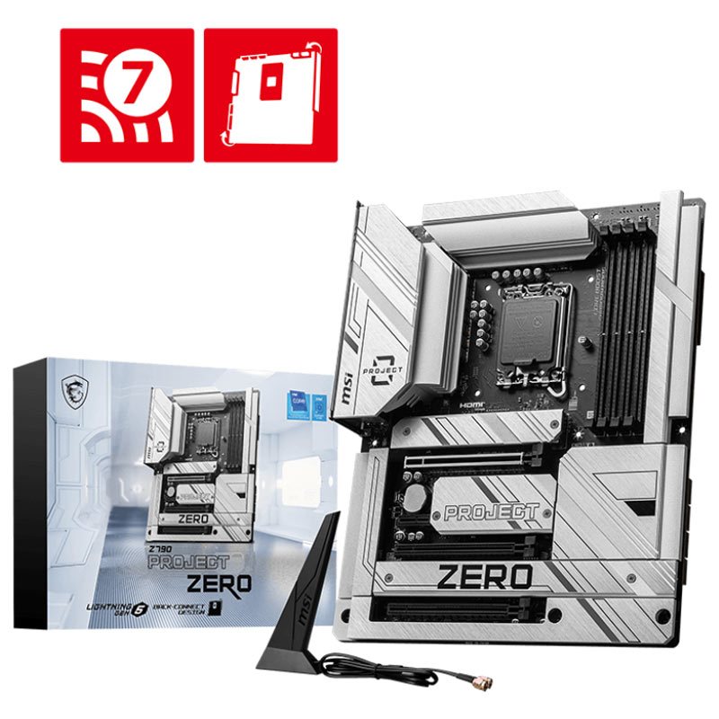 مادربرد ام اس آی Z790 PROJECT ZERO DDR5 - 7