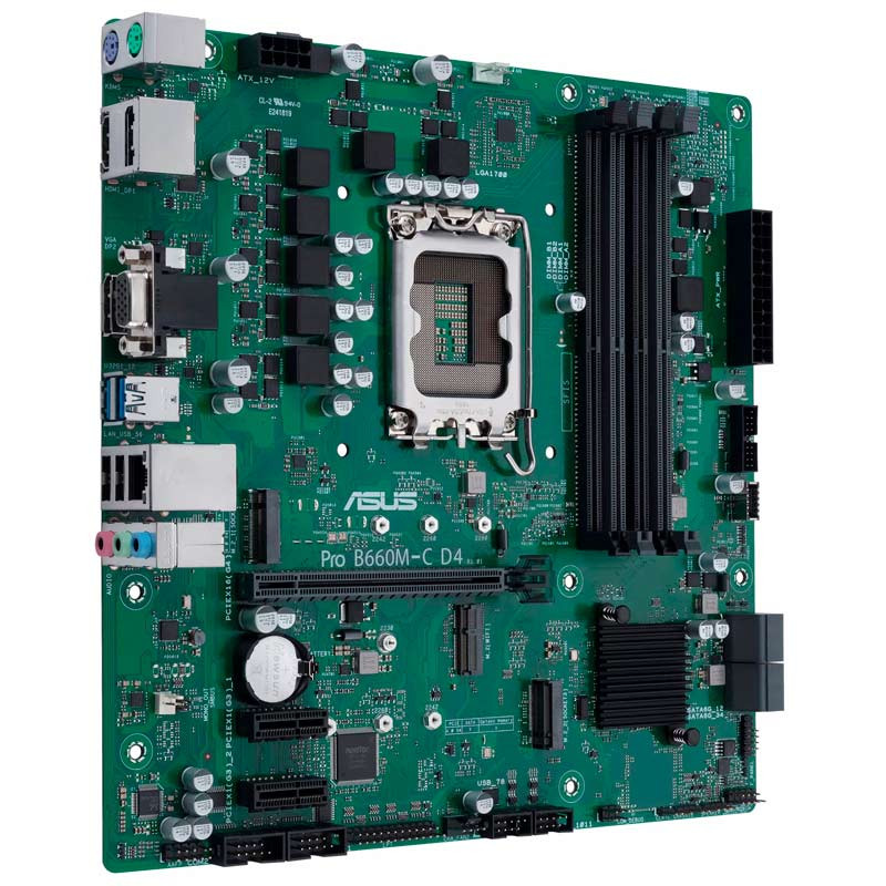 مادربرد ایسوس ASUS Pro B660M-C D4-CSM DDR4 LGA 1700 - 4