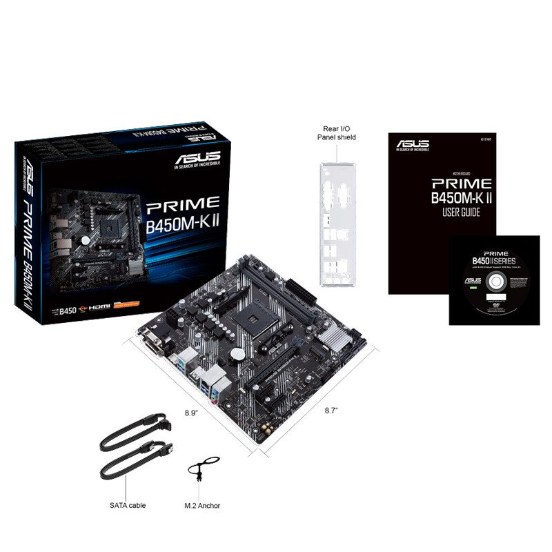 مادربرد ایسوس Prime B450M-K II DDR4 - 7