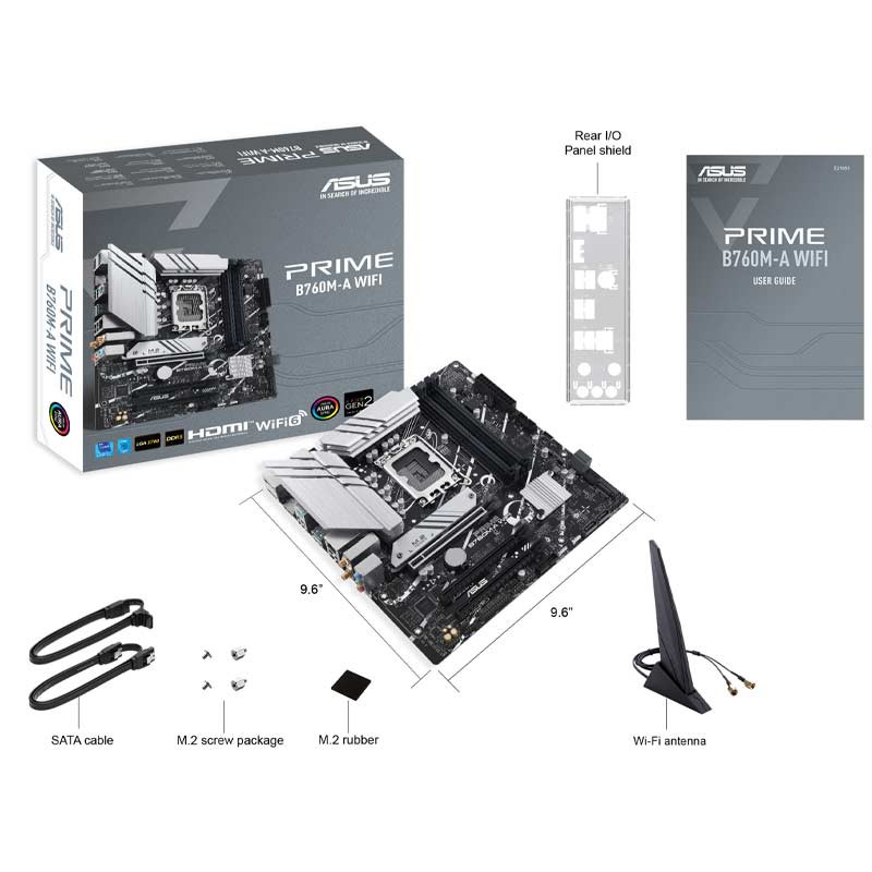 مادربرد ایسوس PRIME B760M-A WIFI DDR5 - 2